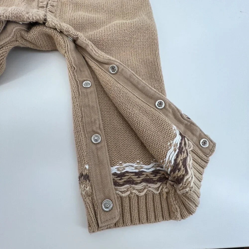 Baby Gap Newborn Outfit Gingerbread Holiday Sweater One Piece Winter Earth Tones